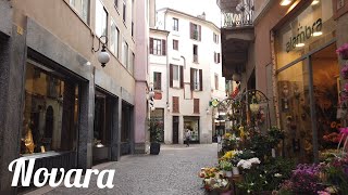 Novara Italy  Walking tour [upl. by Wini]