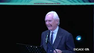 Introduzione Advanced TV 2024 con Lorenzo Sassoli de Bianchi Presidente di Auditel [upl. by Eiboj]