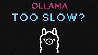 Run Any Local LLM Faster Than Ollama—Heres How [upl. by Enahs808]