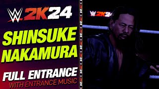 SHINSUKE NAKAMURA WWE 2K24 ENTRANCE  WWE2K24 SHINSUKE NAKAMURA ENTRANCE THEME [upl. by Aikmat]