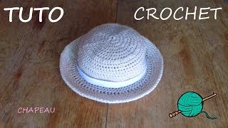 TUTO CROCHET Comment faire un chapeau [upl. by Nozicka]