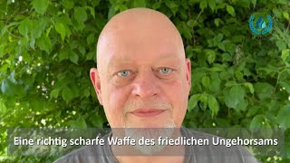 Eine richtig scharfe Waffe des friedlichen Ungehorsams [upl. by Sissie]