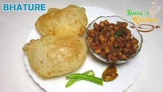 Chole Bhature Recipe  Bhatura Recipe Video in Hindi with English Subtitles  Latas Kitchen [upl. by Giavani983]