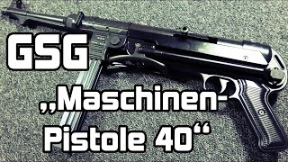 GSG MP40 Schreckschuss Review [upl. by Bunns]