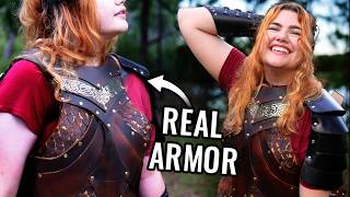 I Made Medieval Leather Armor for the First Time [upl. by Theadora]