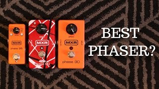 PHASER SHOOTOUT MXR Phase Pedal Comparison [upl. by Aliakam]