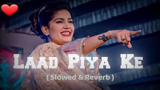 Laad Piya Ke  Lofi  SlowedReverb  Sapna Chaudhary  TikTok Vairal Song  SHAKIL BRO  New Song [upl. by Ahsilet192]