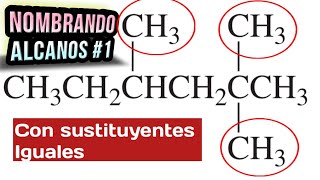Nomenclatura Orgánica Alcanos [upl. by Ulu]