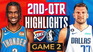 Dallas Mavericks vs Oklahoma City Thunder Game 2 Highlights 2ndQTR  May 9  2024 NBA Playoffs [upl. by Nosdrahcir]