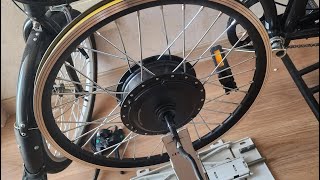 Electric Bicycle Conversion Kit Review Aliexpress [upl. by Fontes121]