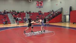 Fibula Fracture  Luke Jenness vs Caleb Watson Indianola Freestyle 04212018 [upl. by Archangel298]