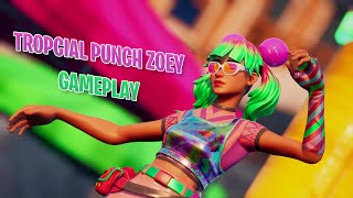 Tropical Punch Zoey Gameplay  Fortnite [upl. by Sibley270]