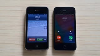 iphone 3 VS iphone 4 incoming call [upl. by Ived]