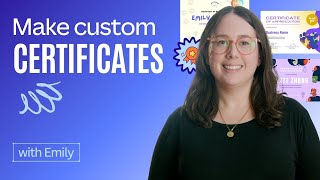 How to design custom certificates and awards [upl. by Nina]