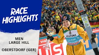 Wellinger sends Oberstdorf fans wild with win in 4HT opener  FIS Ski Jumping World Cup 2324 [upl. by Aicitel]