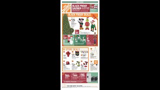 Home Depot Black Friday Ad Sale 2023 [upl. by Oirevas]