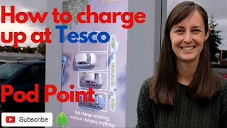 How to charge up at Pod Point Tesco [upl. by Vladi175]