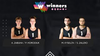 Winners Beach Volleyball Men A Zabuha  P Horodiuk  M Kyselov  S Zalizko 30102024 [upl. by Parcel]