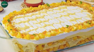 Easy Mango Dessert Recipe by SooperChef Mango Delight Recipe [upl. by Htnnek]