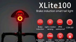 Lampu Sepeda Xlite 100  Lampu belakang sepeda  Kaya Fitur harga murah  Roadbike [upl. by Giefer]