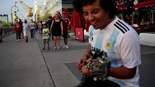 Highway to Hell  Damian Salazar  ACDC Guitar Cover  ON THE STREET [upl. by Gaeta]