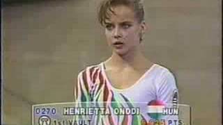 Henrietta Onodi  1992 Barcelona Olympic  VT 2 [upl. by Ettennahs]