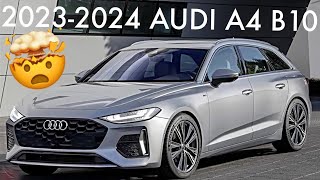 2023  2024 AUDI A4 B10  NEW MODEL  FIRST LOOK EXTERIOR  Audi 2023 facelift  audi a4 review [upl. by Nanahs388]