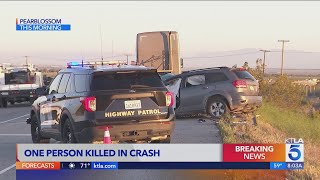 6 people dead after driver killed in 2nd crash on SR138 in Antelope Valley [upl. by Dyrrej503]