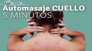 AUTOMASAJE para DOLOR CUELLO en 5 MINUTOS  Fisiolution [upl. by Savart]