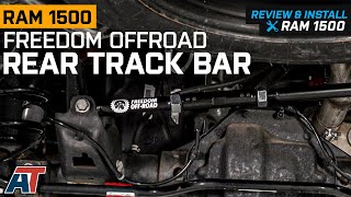 20092022 RAM 1500 Freedom Offroad Adjustable Rear Track Bar 0 to 4Inch Lift Review amp Install [upl. by Luoar899]