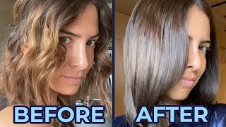 Dyeing My Hair At Home Follow Along With LOreal Excellence Light Ash Brown 61 [upl. by Dorthea]