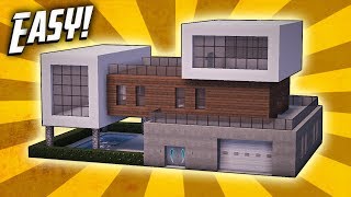 Minecraft How To Build A Modern Mansion House Tutorial 29 [upl. by Lorou]