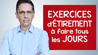 Exercices détirement à faire tous les jours détente et souplesse [upl. by Neetsirhc]