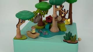 Rainforest City Wooden Music Box [upl. by Hctub]