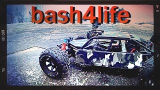 CARSON DESERT WARRIOR 110 XL SNOW CAMOUFLAGE RC MOD VXL 3S TRAXXAS BRUSHLESS POWER [upl. by Huskamp]