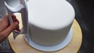 How To Cover A Cake With Fondant For Beginners Updated Version [upl. by Leaj]