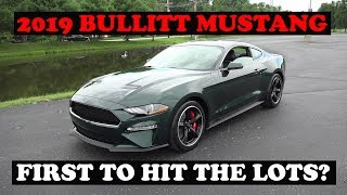 2019 BULLITT MUSTANG REVIEW  FIRST 19 BULLITT TO HIT LOT [upl. by Lonergan608]