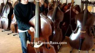 Upton Bass Kay Double Bass Viol C1 10327 [upl. by Lledrac635]