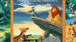 Libro Animado Interactivo Rey León Español  Parte 1 [upl. by Ecinuahs]