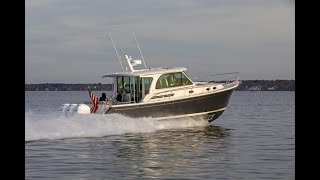 Back Cove 39O With Twin Mercury V12 600hp Verado Outboards [upl. by Nonregla113]