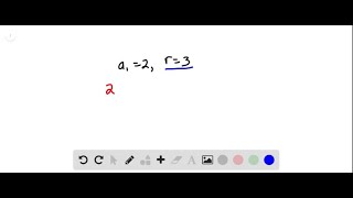 In 1526 write the first five terms of each geometric sequence a12 r3 [upl. by Ilrebmik]