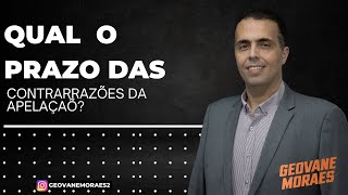 Qual O Prazo Das Contrarrazões Da Apelação [upl. by Dalli]