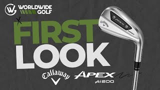 Get a Sneak Peek of the 2024 Callaway Apex Ai200 Irons  First Look [upl. by Alletsyrc808]