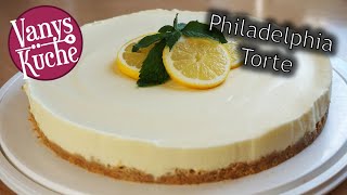 PhiladelphiaZitronenTorte  Kühlschranktorte ohne Backenno bake Rezept [upl. by Gausman552]