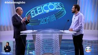 DEBATE NA GLOBO MOMENTO CÔMICO MEIRELLES MANDANDO INDIRETA DE TRABALHO PARA BOULOS [upl. by Eenrahc]