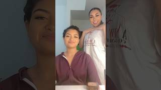 Doing sister hair for HOCO🥰 by morgantaylorcurls [upl. by Aniz]