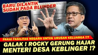 GALAK  Rocky Gerung Hajar Menteri Desa Yandri Pakai Surat Menteri Untuk Urusan Pribadi [upl. by Anuhsal]