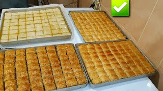 Ustasından Orjinal Gaziantep Baklavası Tarifi  El Açması Cevizli Baklava Yapımı [upl. by Layton180]