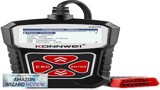 KONNWEI KW310 OBD2 Scanner Full OBDII Functions 10 Modes Car Engine Diagnostic Review [upl. by Mariande177]