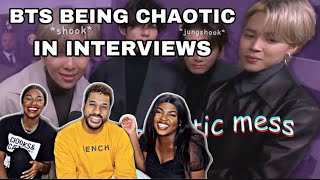 BTS BEING CHAOTIC IN INTERVIEWS [upl. by Circosta]